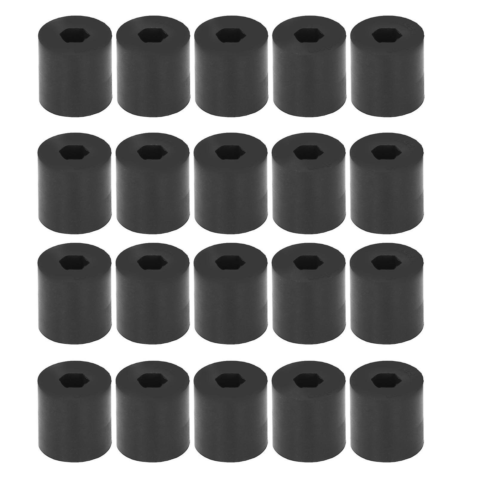 20pcs Pick Roller Pickup Wheel Rubber 5mm Hex Hole 30a Hardness Robot Accessory Set Kit5618-4008-0016