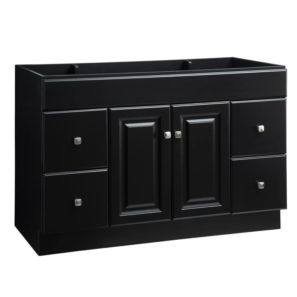 Design House Wyndham 48 in W x 21 in D Ready to Assemble Bath Vanity Cabinet Only in Espresso