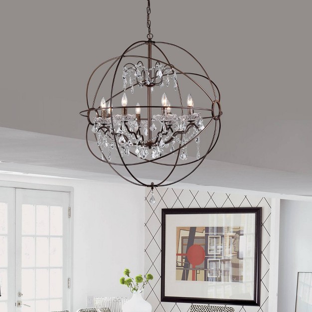 4 light Edwards Chandelier Brown Warehouse Of 