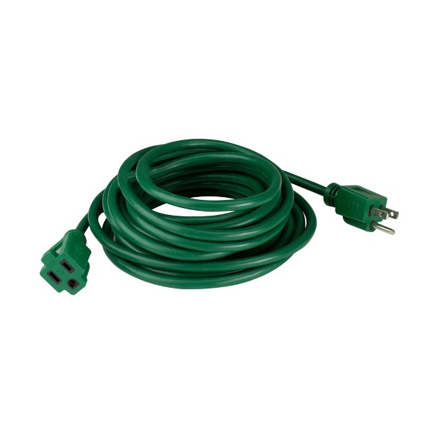 Northlight 40 x27 Green 3 prong Outdoor Extension Power Cord