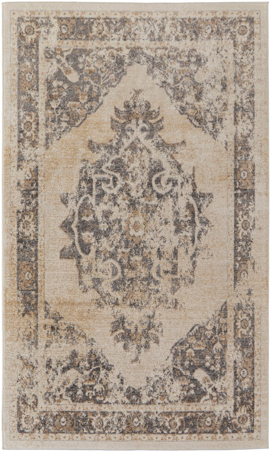 Wyllah Medallion Ivory / Brown Rug