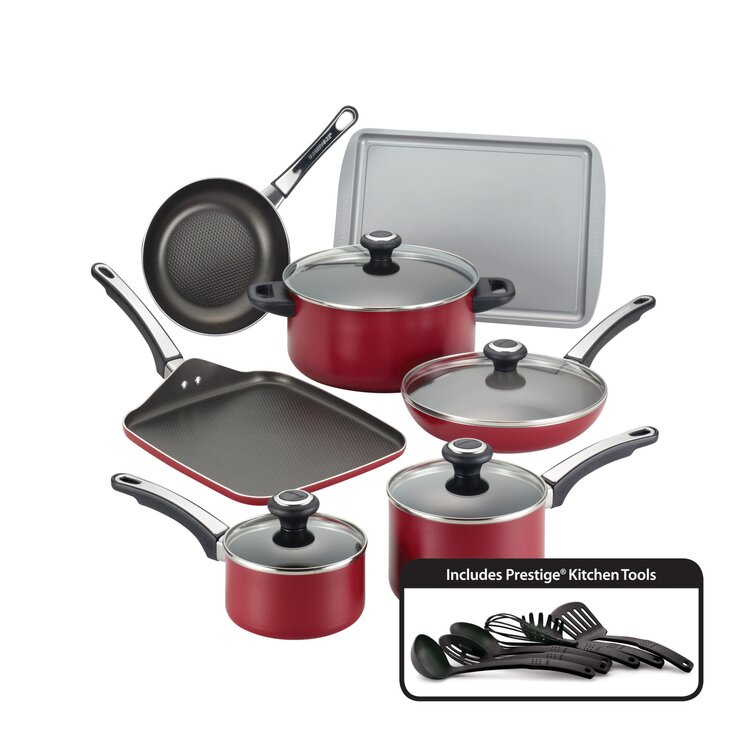 Farberware High Performance Nonstick 17 Piece Aluminum Cookware Set