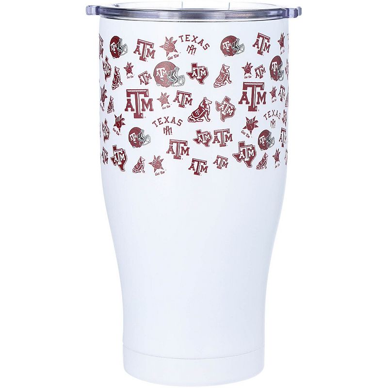 Texas AandM Aggies 24oz. All Over Print Stainless Steel Tumbler