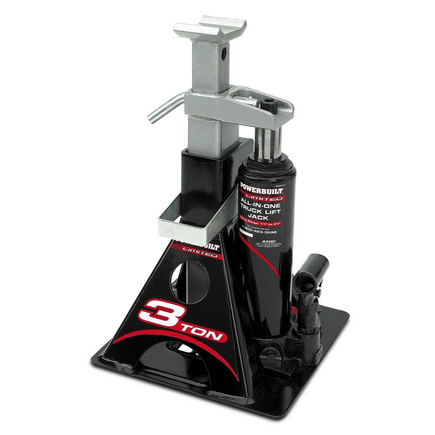 Powerbuilt Tools 640912 Powerbuilt All-In-One Jack Stand Bottle Jacks