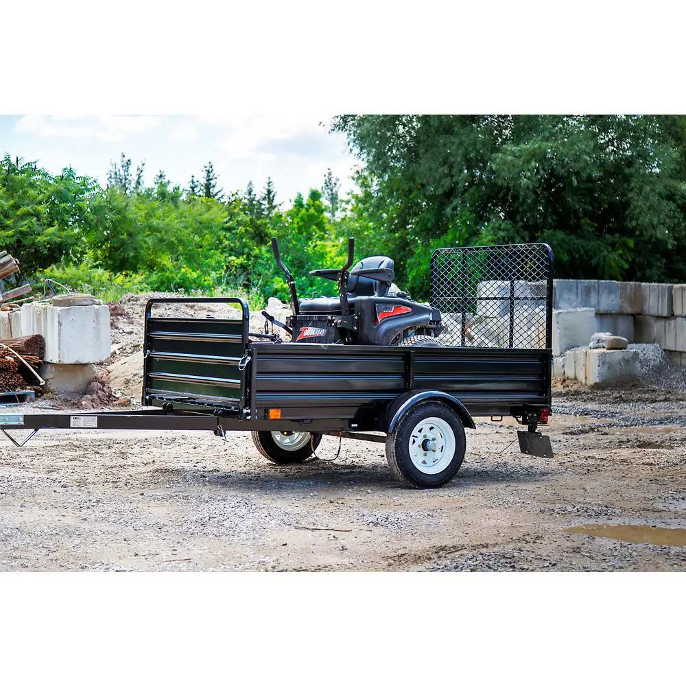 DK2 4.5 ft. x 7.5 ft. Single Axle Utility Trailer Kit with Drive-Up Gate MMT5X7-DUG