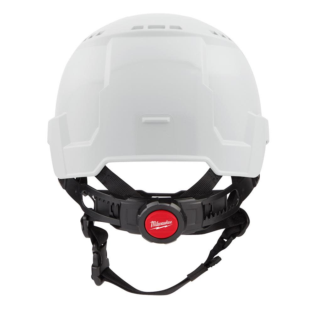 Milwaukee White Front Brim Vented Helmet with BOLT Class C ;