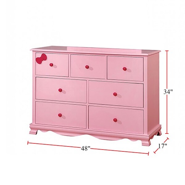 7 Drawers Wooden Dresser - - 34443359