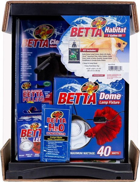 Zoo Med Betta Habitat Kit， 3-gal