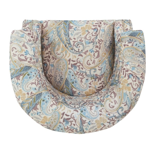 Gracewood Hollow Mungoshi Multi Blue Paisley Arm Chair