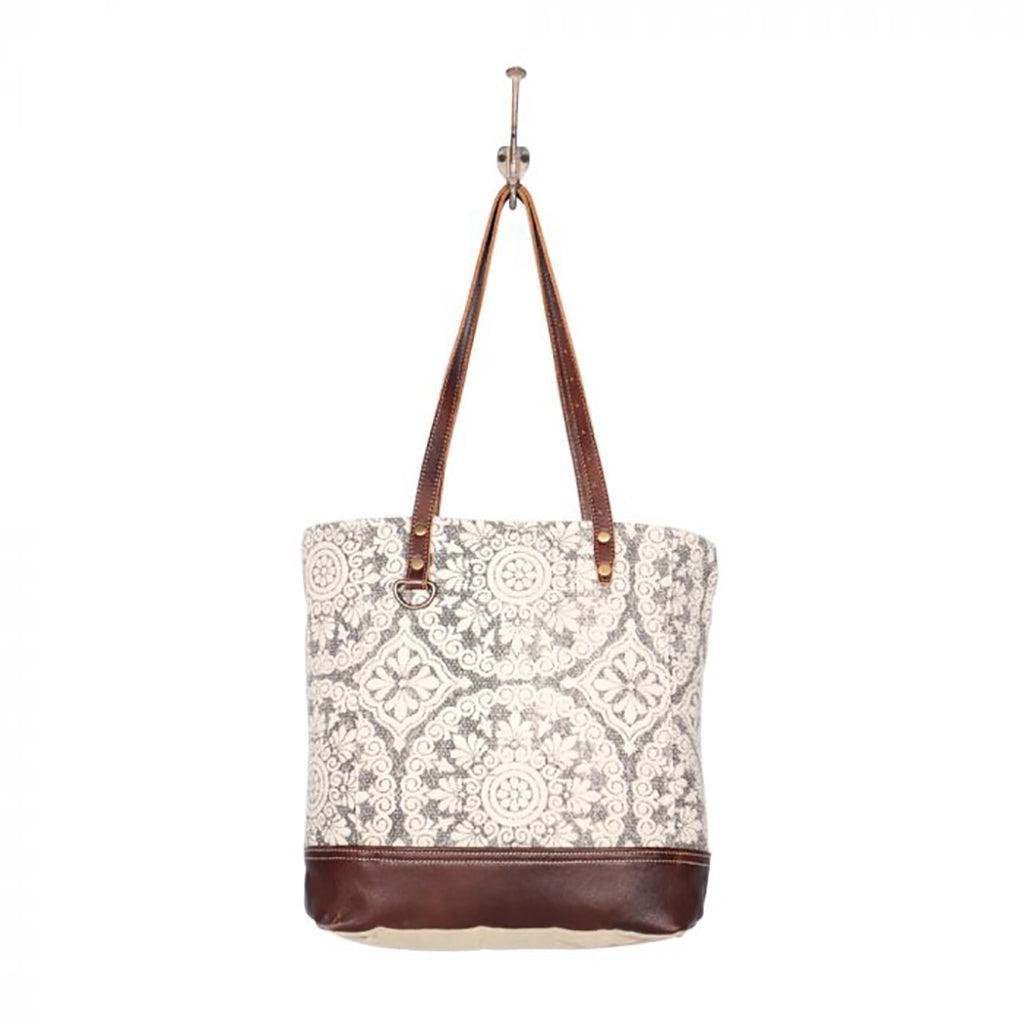 Myra Bag  Geometric Tote Bag