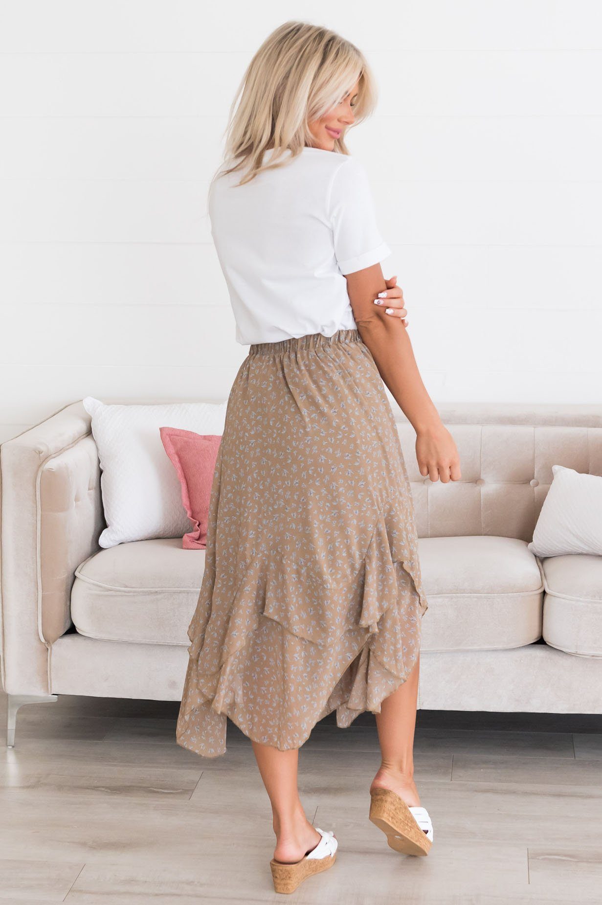 Downtown Date Modest Skirt