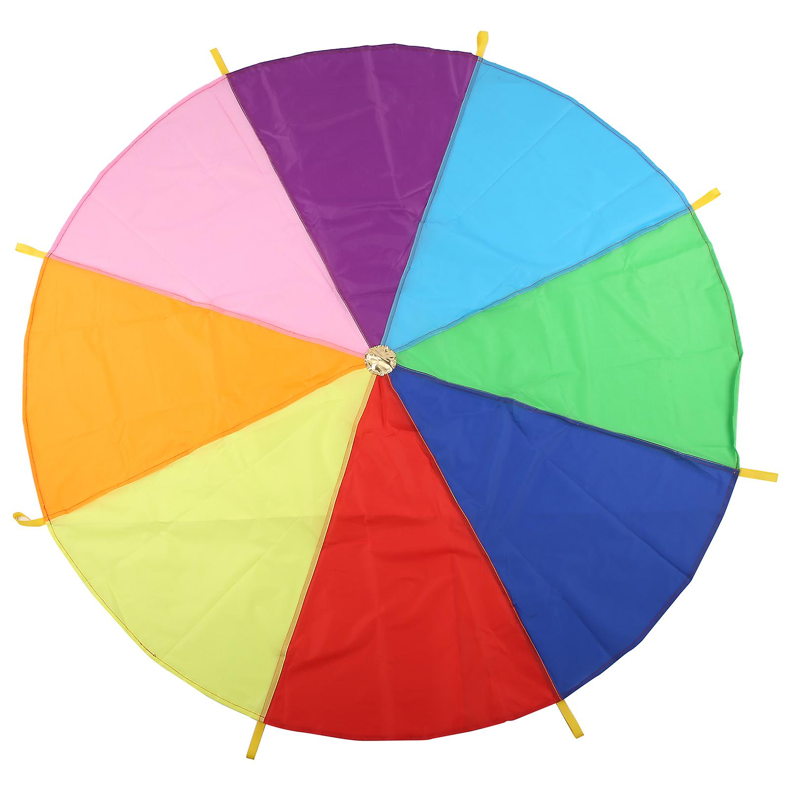 Early Education Equipment Multifunction Colorful Parachute Game For Group Cooperation4m