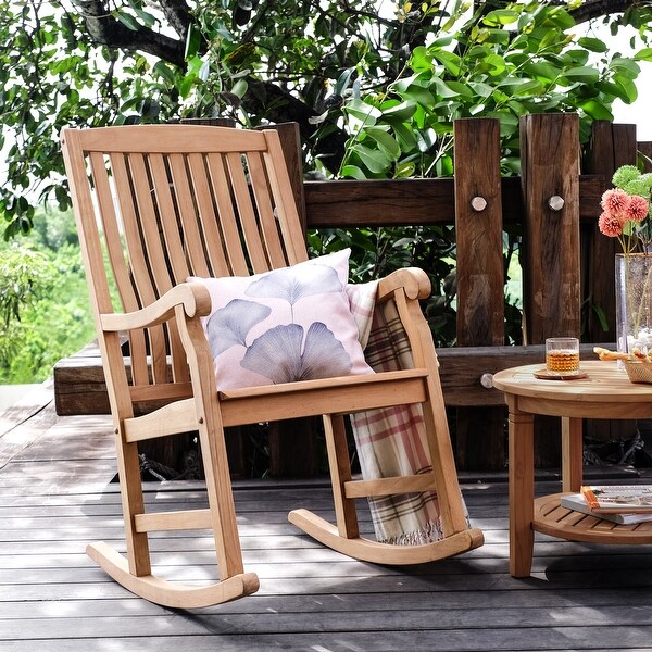 Cambridge Casual Sherwood 3Piece Teak Outdoor Rocking Chair Chat Set