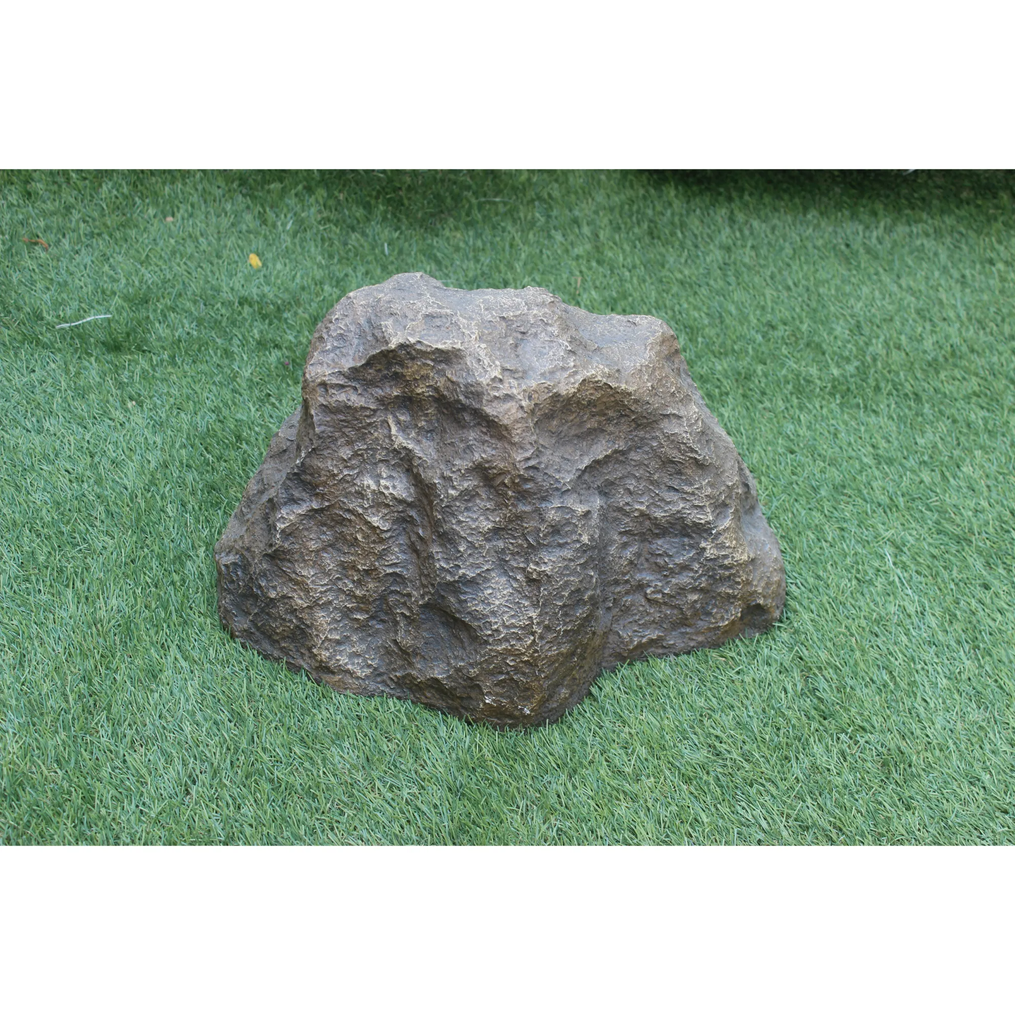 KNT Wholesale FRP Attractive Big Huge Tall Hand Molded unbreakable Artificial Garden Rock for Stone Garden Decoration or Storage