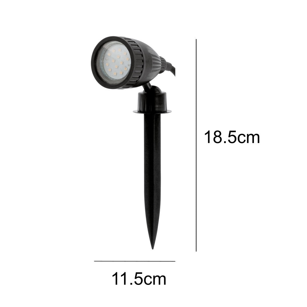 Britalia BR13707 LED Black Outdoor Modern Garden Spike Light