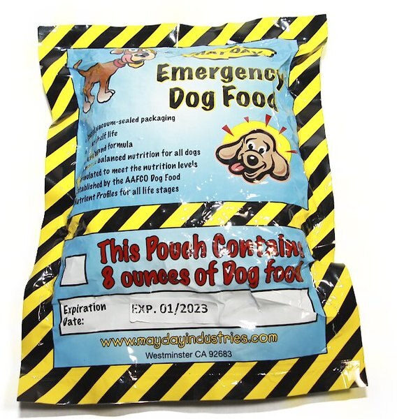 Mayday Emergency Dry Dog Food， 8-oz bag