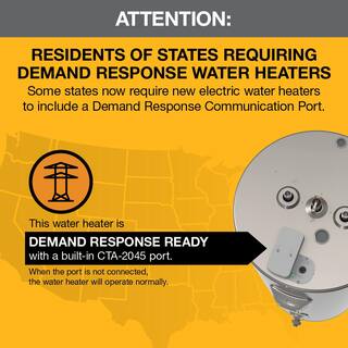 Rheem Gladiator 55 gal. Tall 12-Year 5500W Electric Water Heater with Leak Detection Auto Shutoff - WA OR Version XE55T12CG55U0