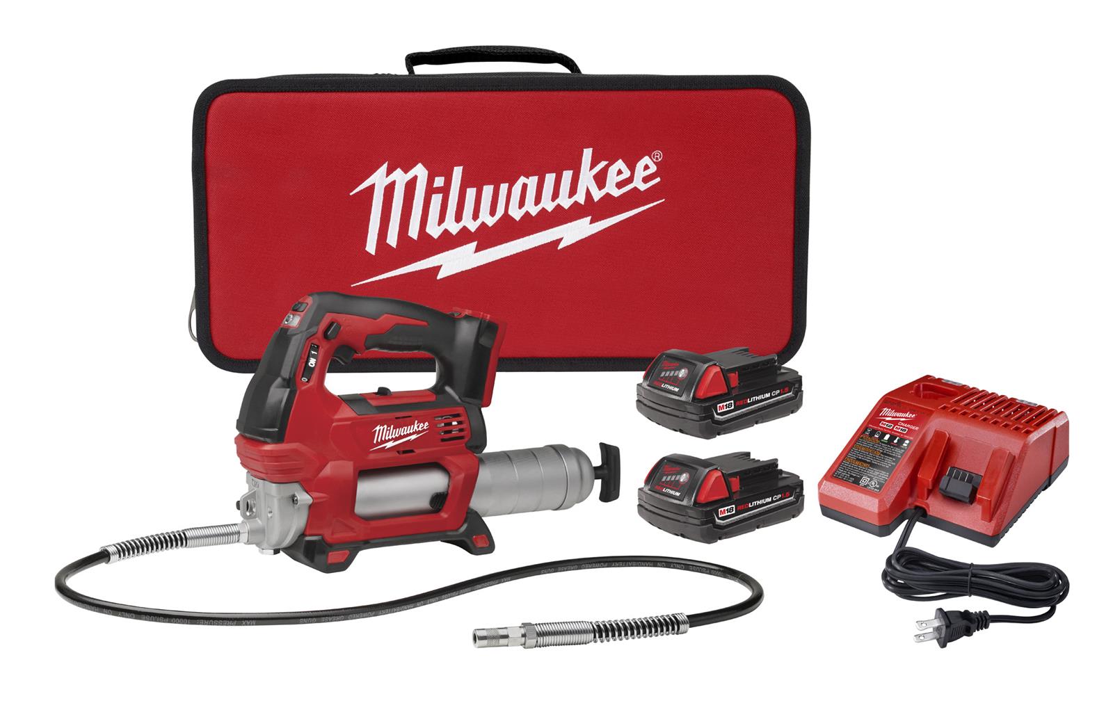 Milwaukee Tool 2646-22CT Milwaukee M18 Cordless 2-Speed Grease Guns