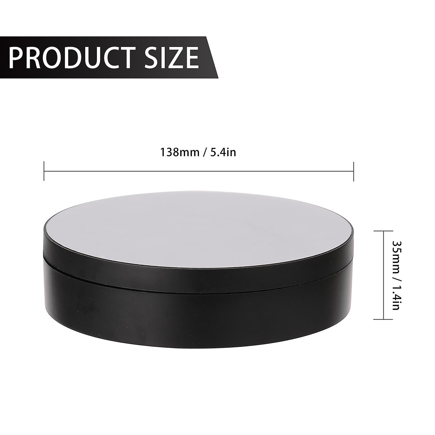 360 Degree Electric Rotating Turntable Display Stand For Photography Video Shooting Props Jewelry Display Turntable Black