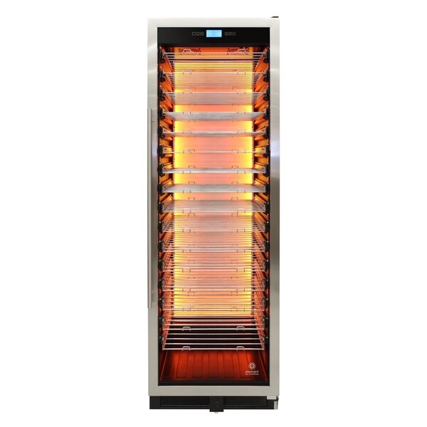 141-Bottle Single-Zone Backlit Panel Wine Cooler