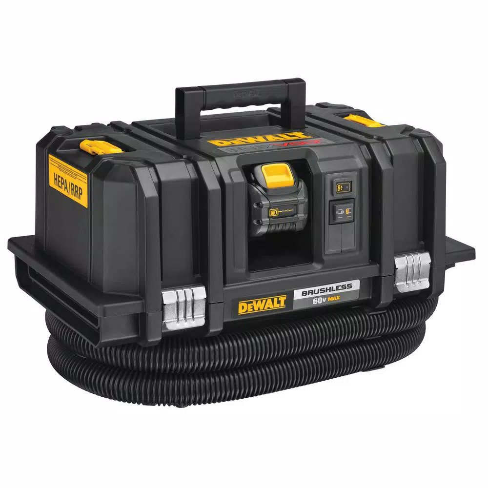 DEWALT FLEXVOLT 60-Volt MAX Cordless Dust Extractor Kit with (2) FLEXVOLT 6.0Ah Batteries and#8211; XDC Depot