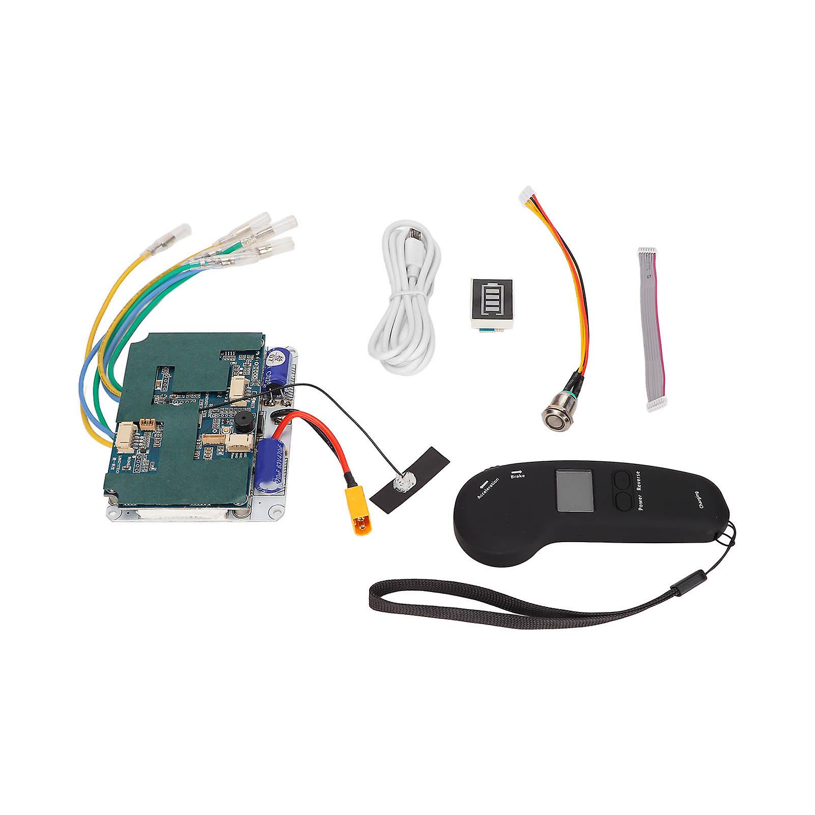 Remote Control Electric Four Wheel Scooter Controller Belt Dual Drive Hub Motor 10s Control Board