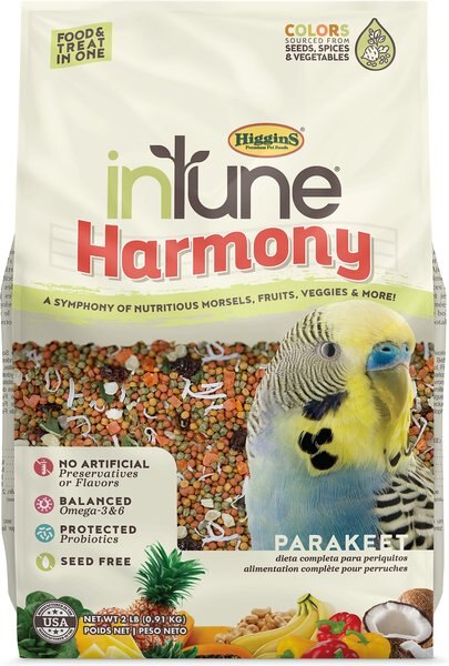 Higgins inTune Harmony Parakeet Bird Food