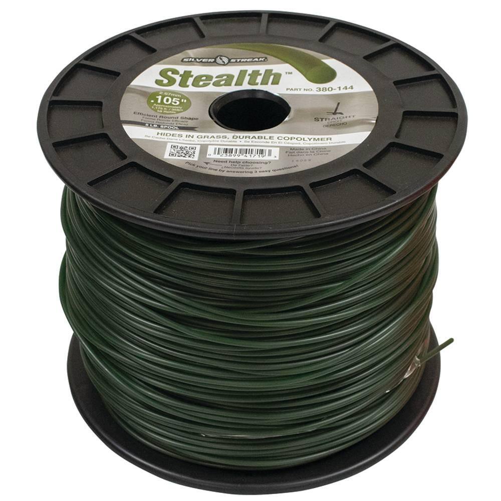 STENS New Stealth Trimmer Line for Approximate Length 1175 ft. Color Green Diameter 0.105 in. Size 5 lbs. 380-144