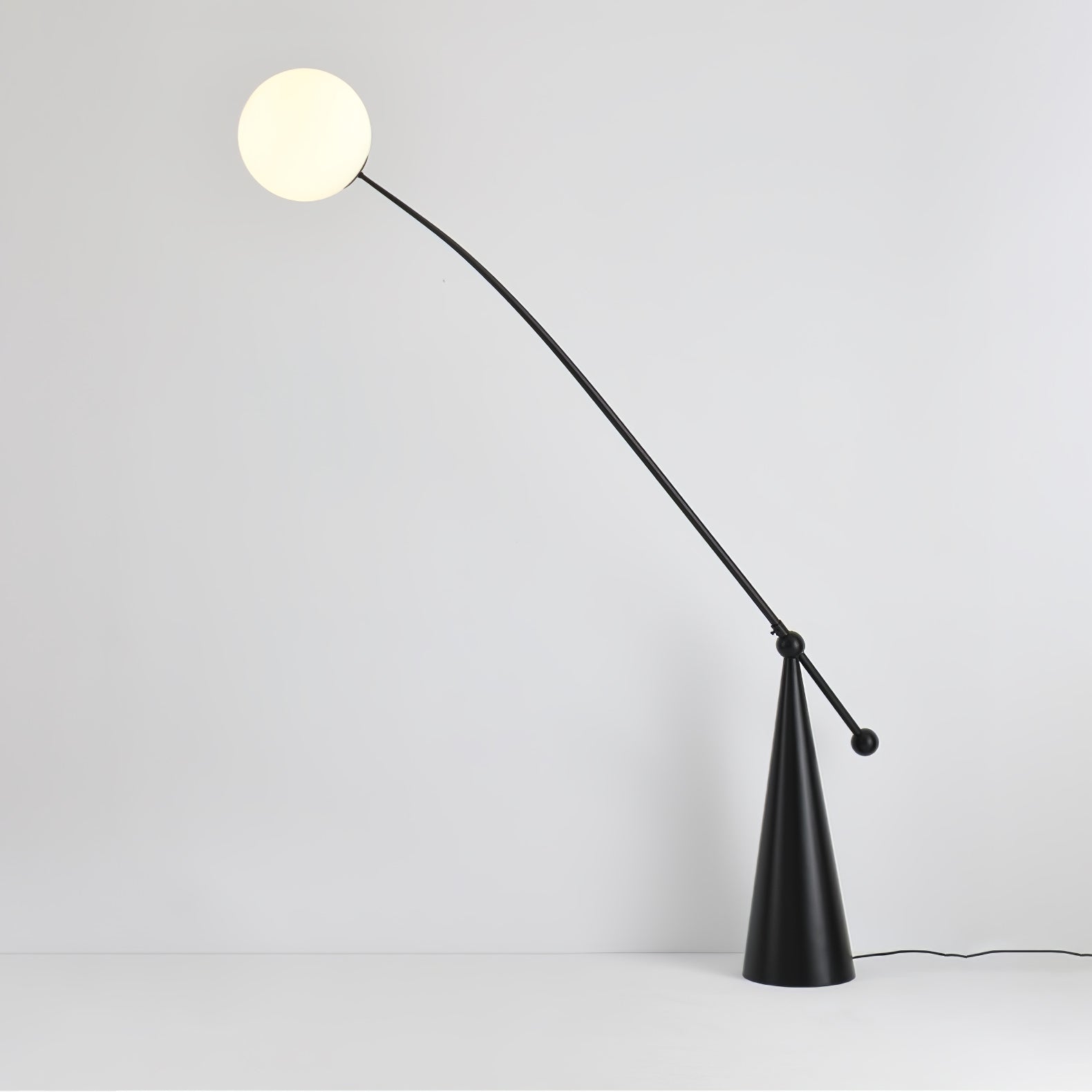 Opal Arc Floor Lamp