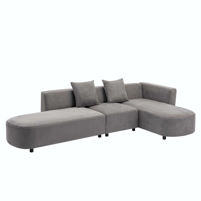 Luxury Modern Style L shaped Upholstery Sofa