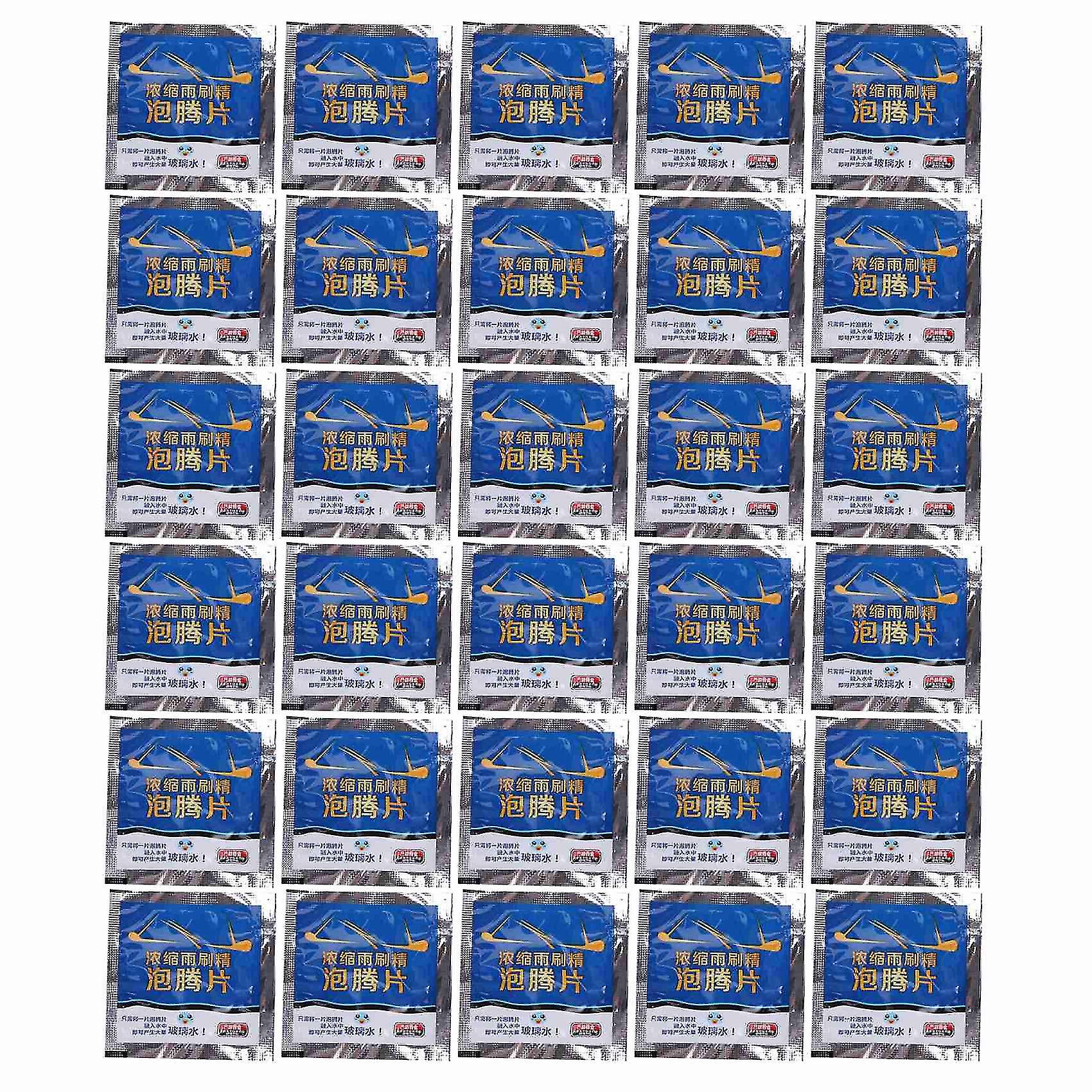 90 Pcs Car Windshield Glass Concentrated Clean Washer Tablets Multifunctional Effervescent Spray Cl