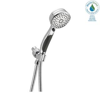 Delta ActivTouch 9-Spray Patterns 1.75 GPM 3.75 in. Wall Mount Handheld Shower Head in Chrome 54424-18-PK