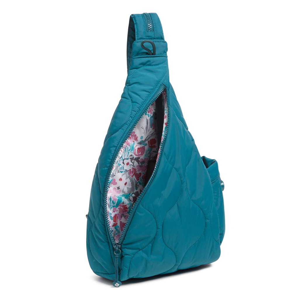 Vera Bradley  Featherweight Sling Backpack in Featherweight Peacock Feather