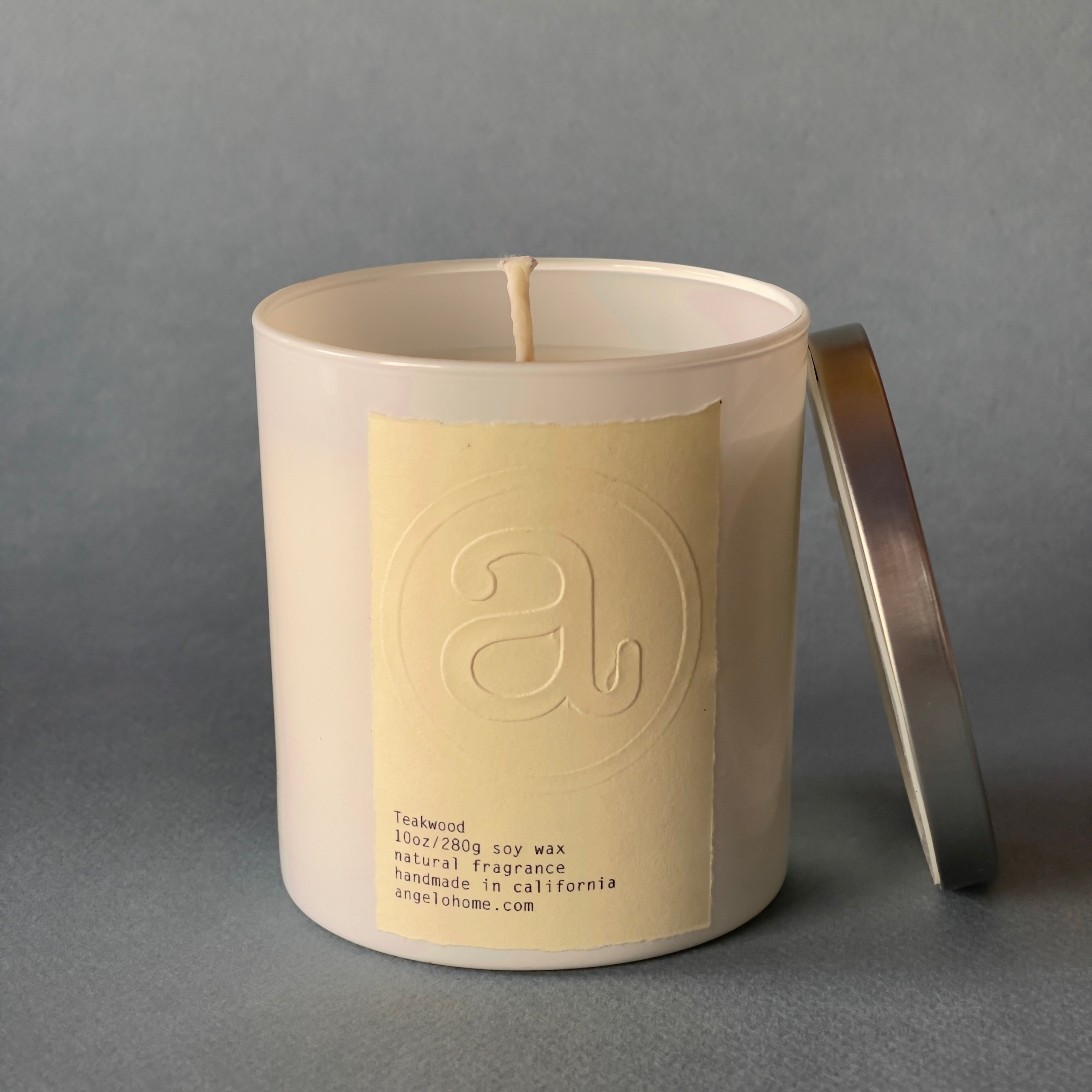 angelo:HOME Teakwood Scented Candle