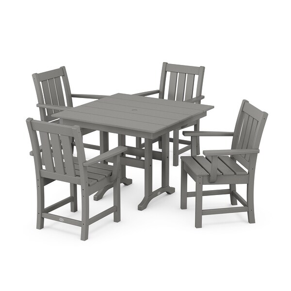 POLYWOOD Oxford 5Piece Farmhouse Dining Set