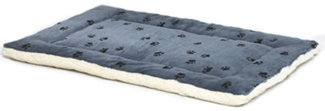 Blue Reversible Pet Bed， 41x27 Inch