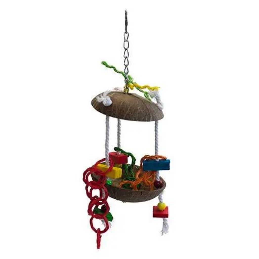 Caitec Bird Toy Coconut Hutch