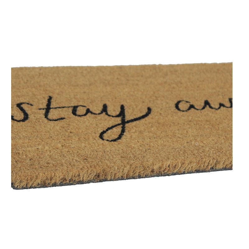 Sonoma Goods For Life® Stay Awhile 18'' x 30'' Coir Doormat