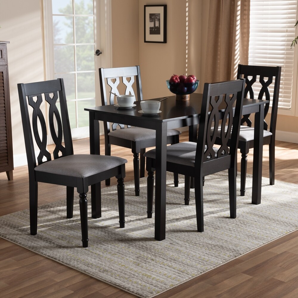 Modern and Contemporary Upholstered 5 Piece Dining Set