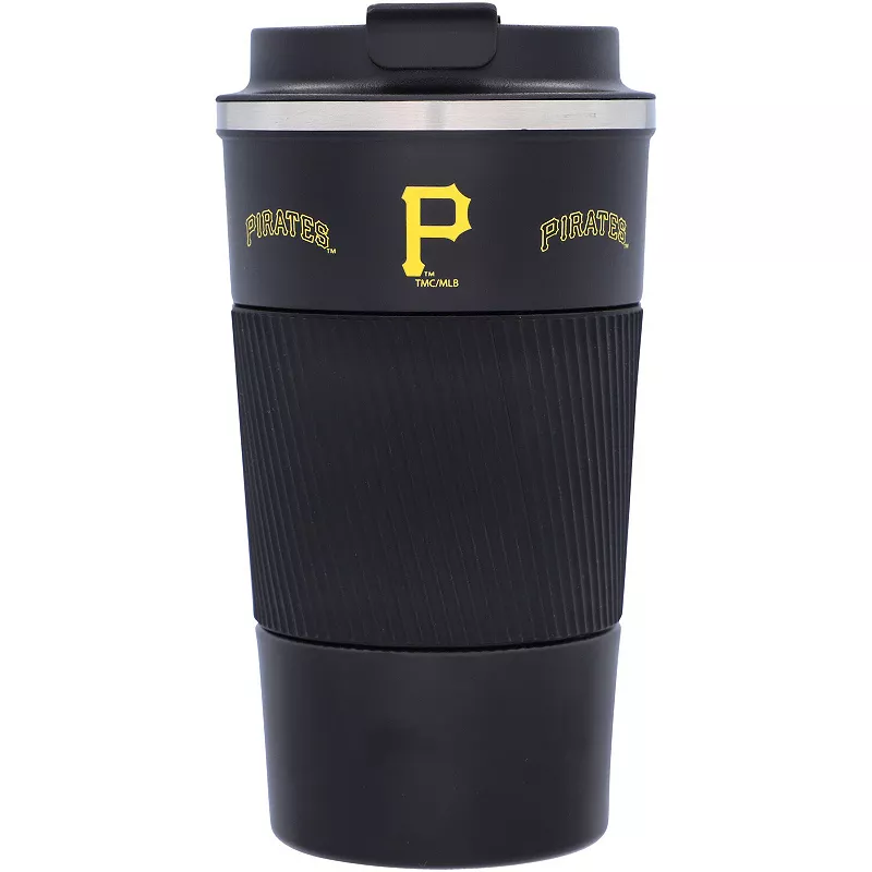 Pittsburgh Pirates 18oz Coffee Tumbler with Silicone Grip