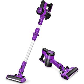 Costway Purple Cordless Bagless 3-in-1 Handheld Stick Vacuum Cleaner GX10006US-PU