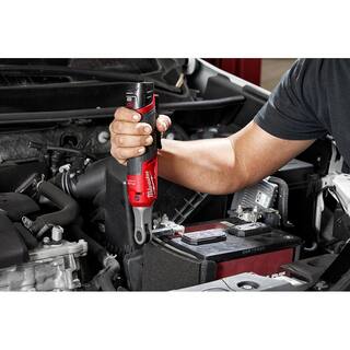 MW M12 FUEL 12V Lithium-Ion Brushless Cordless High Speed 38 in. Ratchet with Brushless High Speed 14 in. Ratchet 2567-20-2566-20