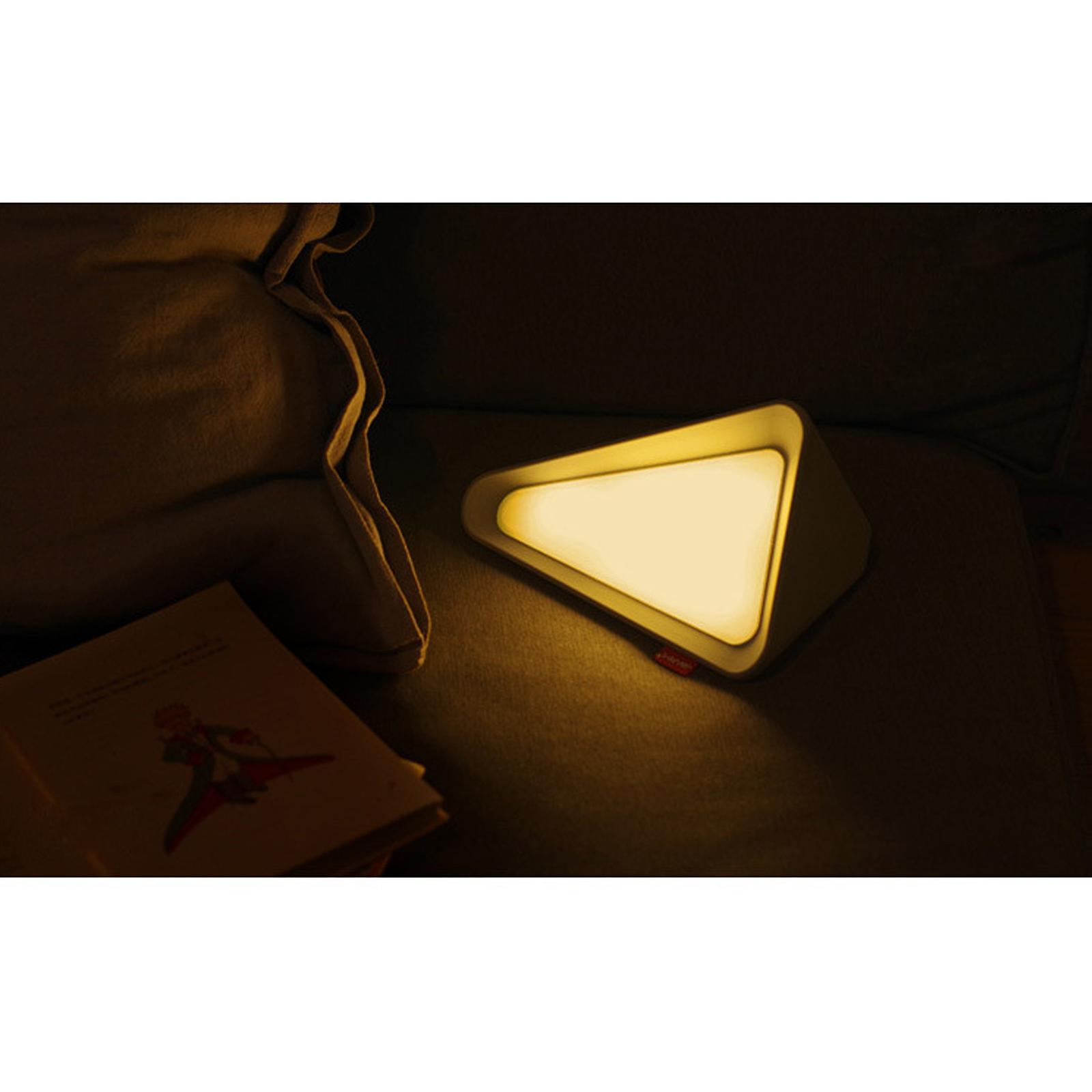 Triangle Flip Lamp Angle Sensor Brightness Adjustable Usb Rechargeable Eye Protection Night Light Bedside Feeding Lamp No.272235