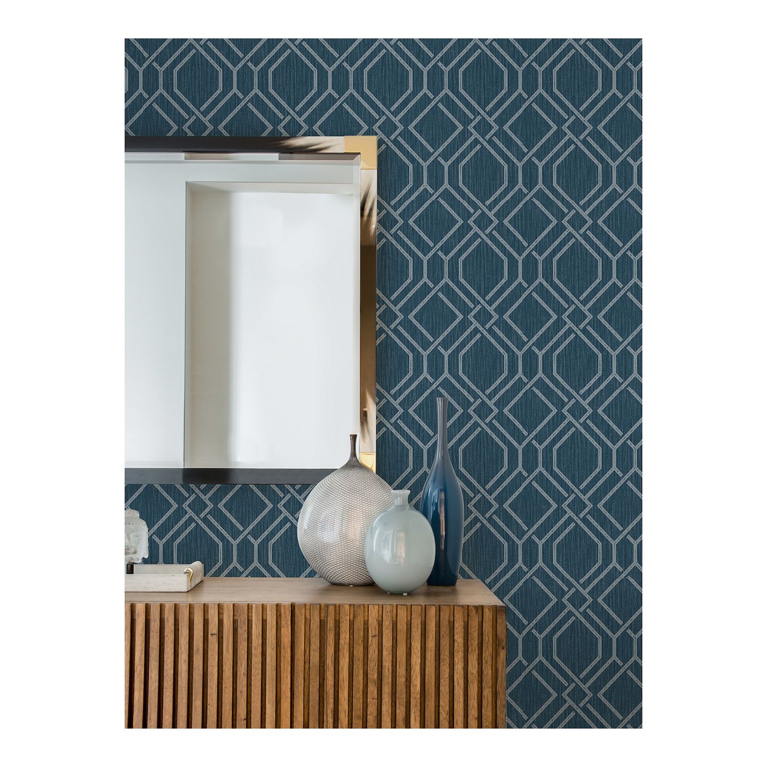 Brewster Home Fashions Trellis Wallpaper