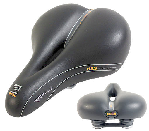 Serfas E-Gel Elastomer Saddle - Black
