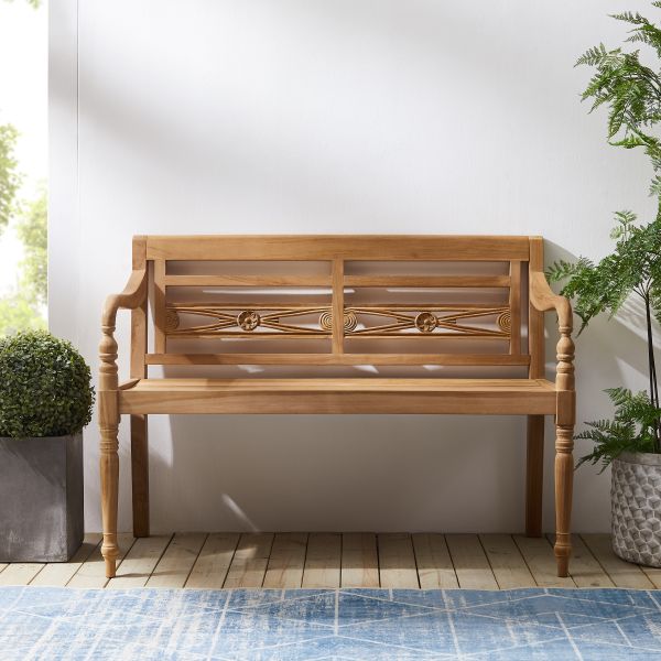 Anika Indoor/Outdoor Teak Bench