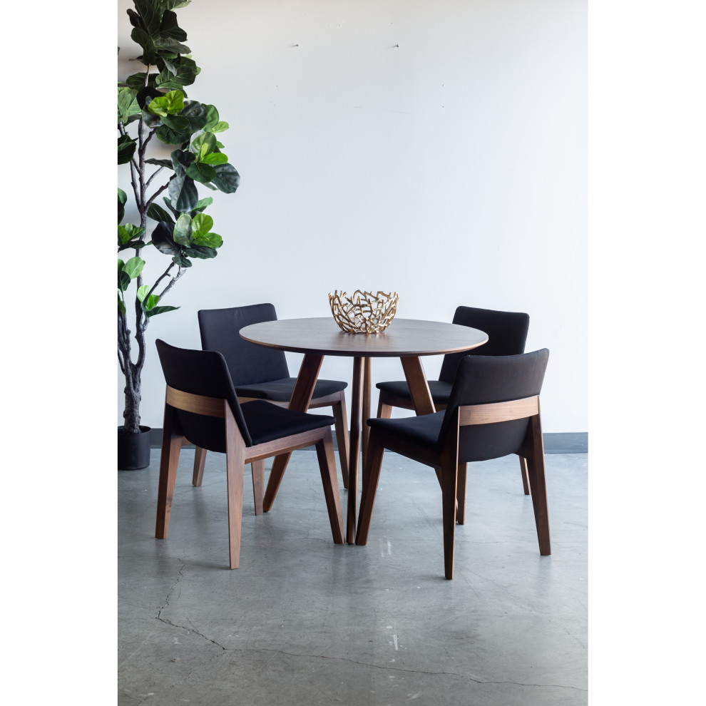 Mid   Century Modern Deco Dining Chair Black   M2   Black   Midcentury   Dining Chairs   by First of a Kind USA Inc  Houzz