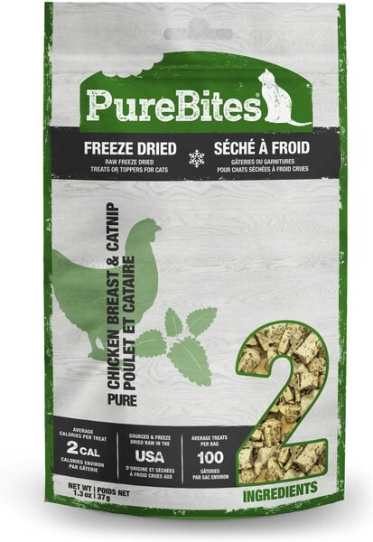 PureBites Chicken Breast and Catnip Freeze-Dried Cat Treats