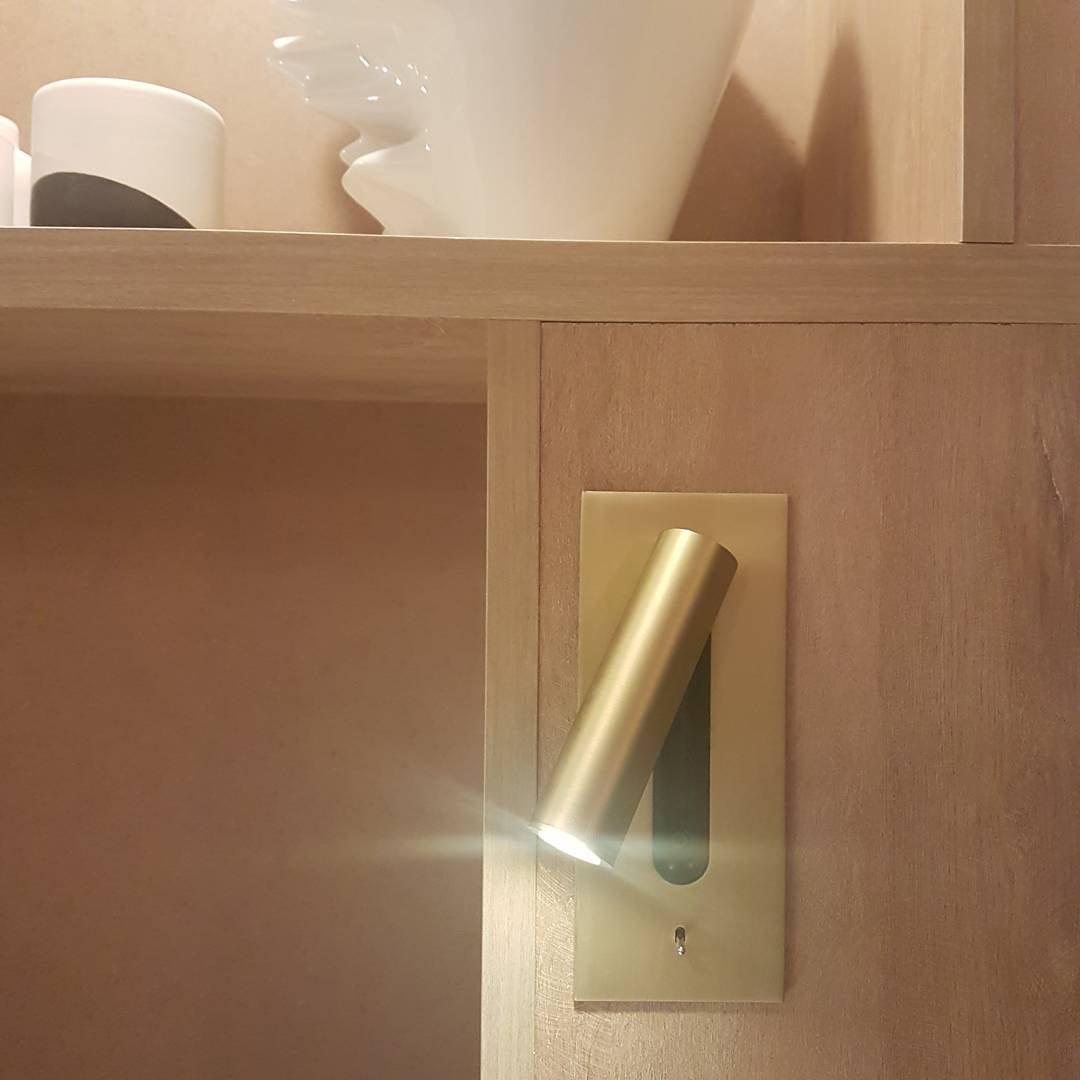 Folded Back Bedside Wall Lamp