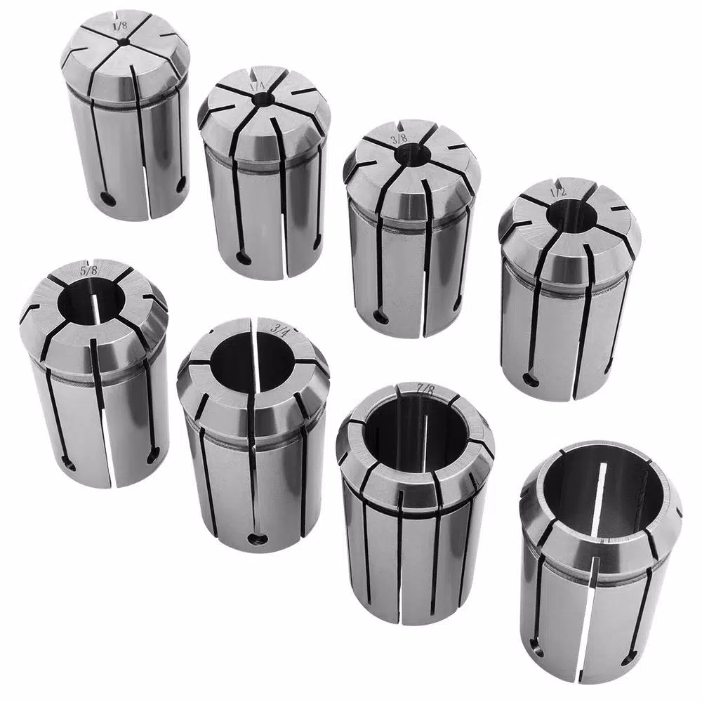 Stark 1/8 in. to 1 in. Quick Change Spring Collet Chuck End Mill Holder (8-Piece) and#8211; XDC Depot